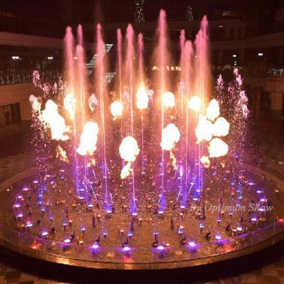 China Modern Fountain Features Modern Outdoor Flame Water Musical Fountain for sale