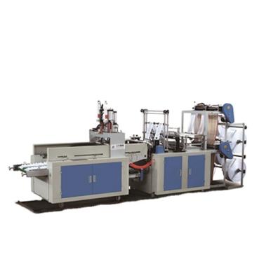 China Factory FQCT-HC-600 High Speed ​​Fully Automatic Plastic T-shirt Machine For Making Plastic Buns for sale