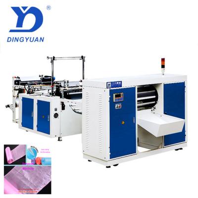 China Full Automatic Restaurant Starfish Seafood Garbage Bottom Sealing Plastic Bag Making Machine In Rolls Bag Without Core for sale