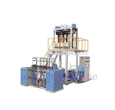 China High Speed ​​Die Film Double Die Film Waste Shopping Bag LDPE Film HDPE Extruder Blowing Machine for sale