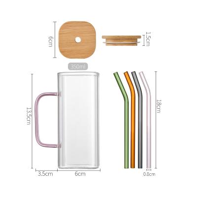 China Best Factory Stocked Large Capacity Logo High Quality Straw Cup Customized With Handle for sale