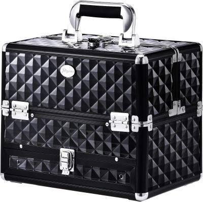 China Durable aluminum beauty makeup professional artist cosmetic travel makeup case well-designed for sale