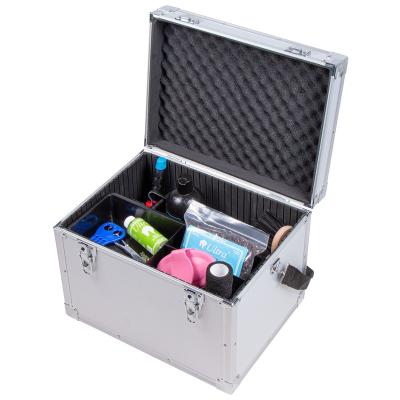 China Durable High Quality Grooming Box Large Aluminum Tool Case Silver Lockable Grooming Case for Horse for sale