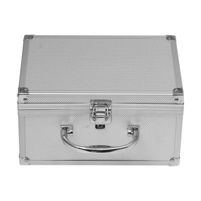 China Durable waterproof aluminum alloy tool case portable silver equipment storage hard box for sale