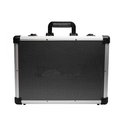 China Waterproof Shockproof Dustproof durable tool case professional aluminum toolbox suitcase small hard case with adjustable dividers for sale