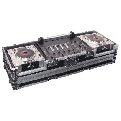 China Durable Universal 19 Format DJ Mixer and Two Large Format Media Players dj Turntable Coffin Case for sale