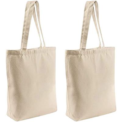 China Reusable Eco Friendly Shopping Bags Cotton Canvas Tote Bag In Stock Blank Gift Bag Shopping Grocery Bag for sale