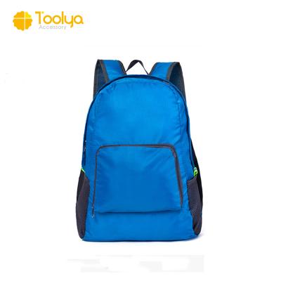 China Other Backpack Folding Travel Waterproof Lightweight Nylon Foldable Backpack for sale