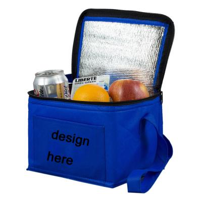 China Cooler Bag Custom Promotional Non Woven Beer Picnic Insulated Thermal Tote Bag for sale