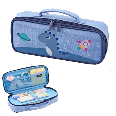 China Schools & Offices Wholesale Cute Multifunctional Children School Stationery Pocket Zippered Pencil Cases for sale