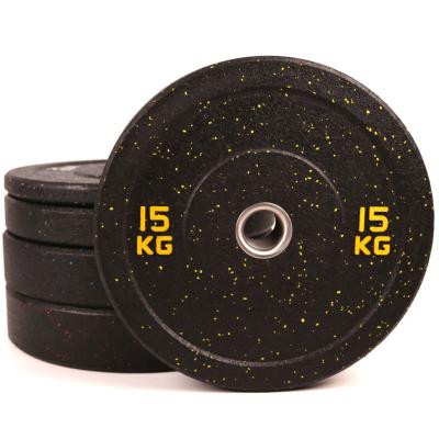 China Commercial use speckled bumper plates for sale