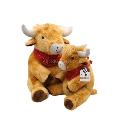 China Comfortable Top Selling Guaranteed Hot Toy Bull Stuffed Bull Plush Quality Product Soft Plush Backup Toy for sale