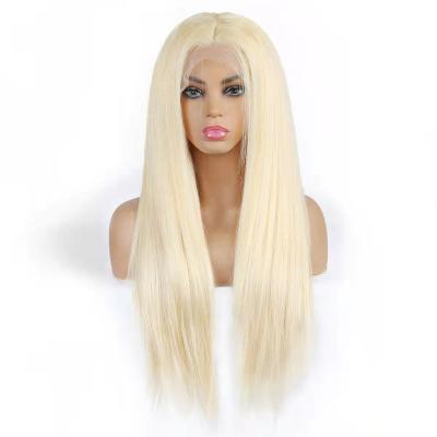 China Human Hair Straight Human Hair 613 Lace Frontal Wigs Blonde Transparent Human Hair Wigs Color Frontal Wigs for sale