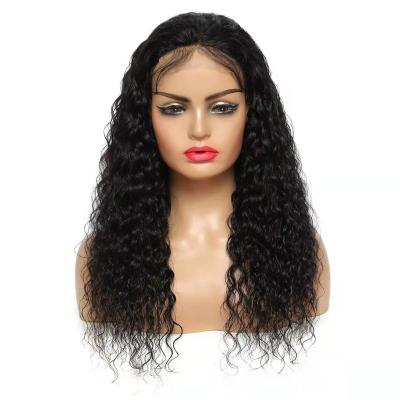 China Water Wave Support Customization Water Wave Virgin Cuticle Aligned Human Hair Wig Full Lace Frontal Wigs Hd Brazilian Hair for sale