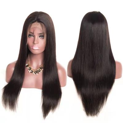 China Wholesale 13x4 Virgin Human Hair Straight Human Hair Tops Baby Hair Wigs Raw Unprocessed Virgin Hair Front Lace Wig Unprocessed Virgin Hair for sale