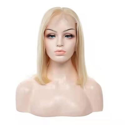 China Bob Wig Quality Assurance 13x4 Bob Wig Pre-Plucked 180% Virgin Hair 613 Blonde Bob Wig Hd Lace Frontal Wigs for sale