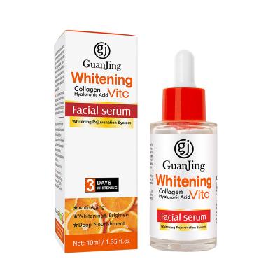 China Anti Aging Vitamin C Serum For Whitening Face For Korean Skin Lightening Best Face Serum Private Label Skin Care for sale