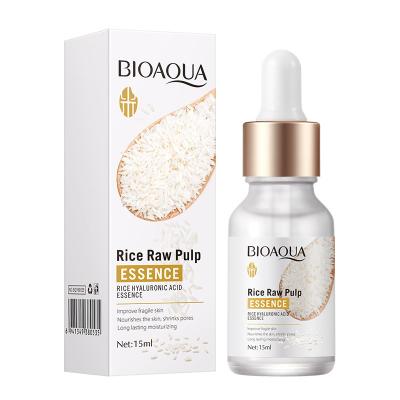 China Wholesale High Quality Natural Whitening Face Anti Aging With Rice Organic Bulk Facial Serum Private Label Anti Aging Skin Care for sale