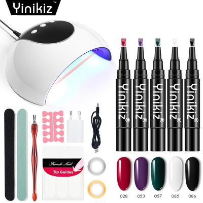 China LED Nail Gel One Step Pen 5ml Therapy Light Nail Art Tool Kit UV Light Gel Curing UV Light Gel Led Lamp Dryer Nail Lamp One Step Nail Art Tool Kit 3 Led Mini Uv Lamp For Nailal for sale