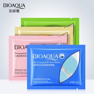 China Wholesale Anti-Wrinkle Moisturizer Anti-Puffiness BIOAQUA Private Label Hyaluronic Acid Anti Aging Eye Mask for sale