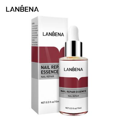 China LANBENA Cosmetics Nail Repair Liquid Essence Nail Treatment Softening Fungus Softening Nourish for sale