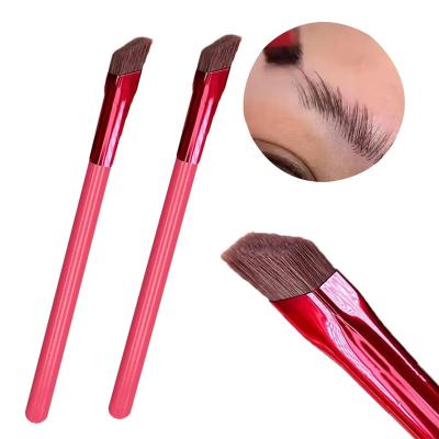 China Professional Universal Red Smudge Brush Eyebrow Brush Peached Wild Concealer Makeup Spot Eyebrow Brush for sale