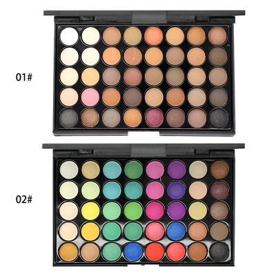 China Waterproof 40 Colors Eye Shadow Makeup Palette Jigsaw Makeup Waterproof Eyeshadow for sale