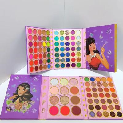 China Waterproof 117 Colors Waterproof Eye Art Pcs Custom Makeup Packaging High Quality Palette In Dry Eyeshadow Makeup Palette Running Eyeshadow for sale