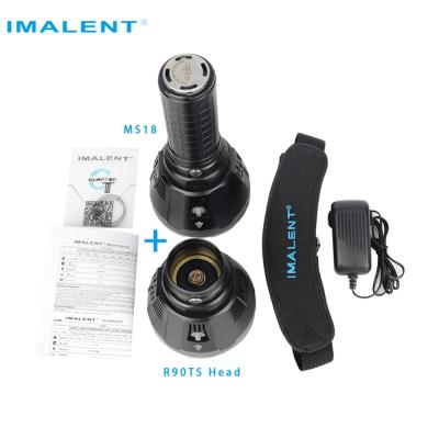 China IMALENT MR KIT MS18+R90TS Camping 100000 Lumens Super Led Flashlight for sale