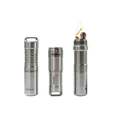 China MeacArmy X7S Multifunctional EDC Camping Capsule Flashlight and Lighter Kit for sale