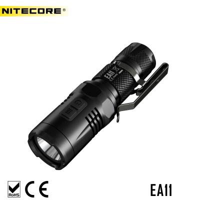 China NITECORE Convenient EA11 900 Lumen Camping EDC AA IMR 14500 Battery RED LED 14500 Outdoor Rechargeable Flashlight for sale