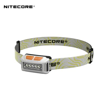 China NU10 Ultra Light Outdoor Camping Nitecore USB Rechargeable Headlamp Flashlight for sale