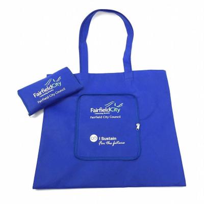 China Wenzhou Supplier Reusable Non Woven Foldable Reusable Shopping Bags for sale