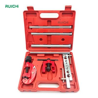 China 7PC Double Flared Soft Copper Pipe Tool Kit and Stamping Tool Kit for Soft Copper Line Pipe Water Gas Refrigeration Brake Applications for sale