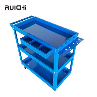 China 2022 professional cold rolled steel heavy duty tool cabinet 3 layers metal rolling tool cabinet large sale for sale