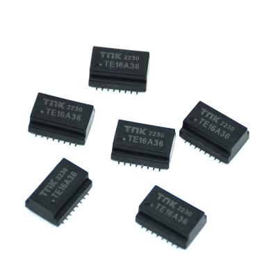 China TE16A36 12v to 230v Power Ferrite 12v to 240v Power Step Up Dual ISDN S-INTERFACE Transformers Module TE16A36 for sale