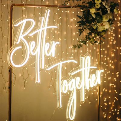 China Store Manufacturer Hot Selling Custom Decorative Acrylic Led Neon Lights Wedding Neon Sign Party Neon Signs for sale