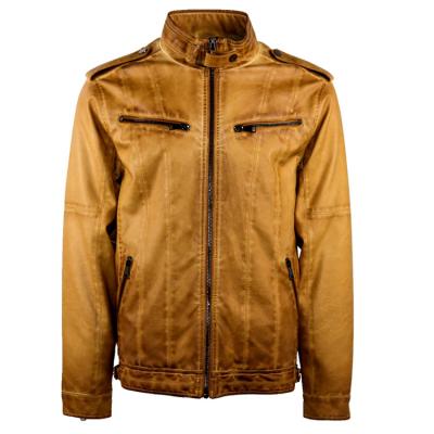 China Viable wholesale cheap custom made classic vintage leather jackets for men for sale