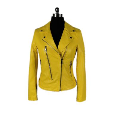 China Plus Size 2021 Springs Best Selling Biker Punk Outwear Women PU Leather Jacket for sale