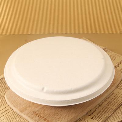 China Disposable Disposable Pulp Covered Fruit Bowl With Cover Biodegradable Sugar Cane Bagasse Compostable With Lid for sale