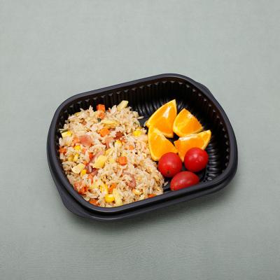 China Disposable Plastic Packaging Box Disposable Food Container Food Packaging Container With Lid for sale