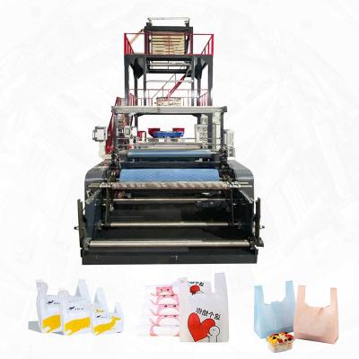 China Fully Automatic High Speed ​​Rotary Film Die Head And Double Winder Blown Film Machine for sale