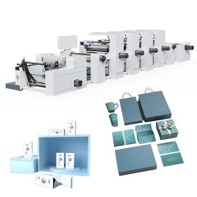 China Various Factory Servo Control Food Package / Flexo Printing Multicolor Flexographic Machine for sale