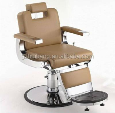 China 2018 Cheap Barber Chair Brown Color Barber Chair With Strong Base Styling Chair HB-AA01 for sale