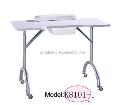 China Hot Sale Nail Table Manicure Table Salon Furniture Nail Table For Cheap HB-8101-1 for sale