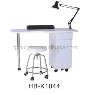 China Nail Table hot sale manicure table with lamp salon nail table HB-K1044 for sale