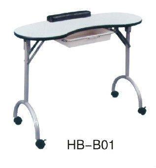 China Portable Foldable Nail Table Manicure Nail Table Technician Desk Workstation for sale