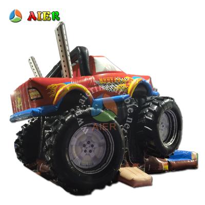 China waterproof & Fire Resistance Inflatable Monster Truck Slide Fire Resistance Slide for sale