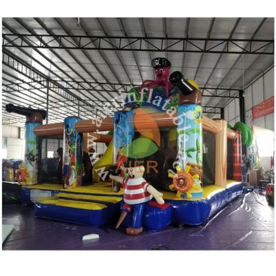 China High quality PVC pirate castle jumping bed for sale Inflatable Jumping Castles for sale