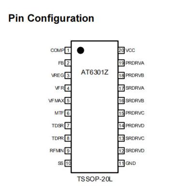 China Interleaved SRC/LLC Half/Full Bridge Operation Multi-Mode Resonant Controller in Interleaved Application  ATKIC AT6301Z for sale